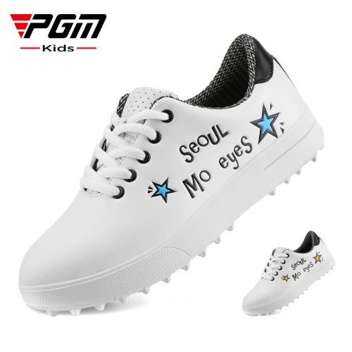 (200-240) 주니어 골프화 피지엠 PGM GOLF XZ126 방수 남녀 어린이 골프화 골프신발